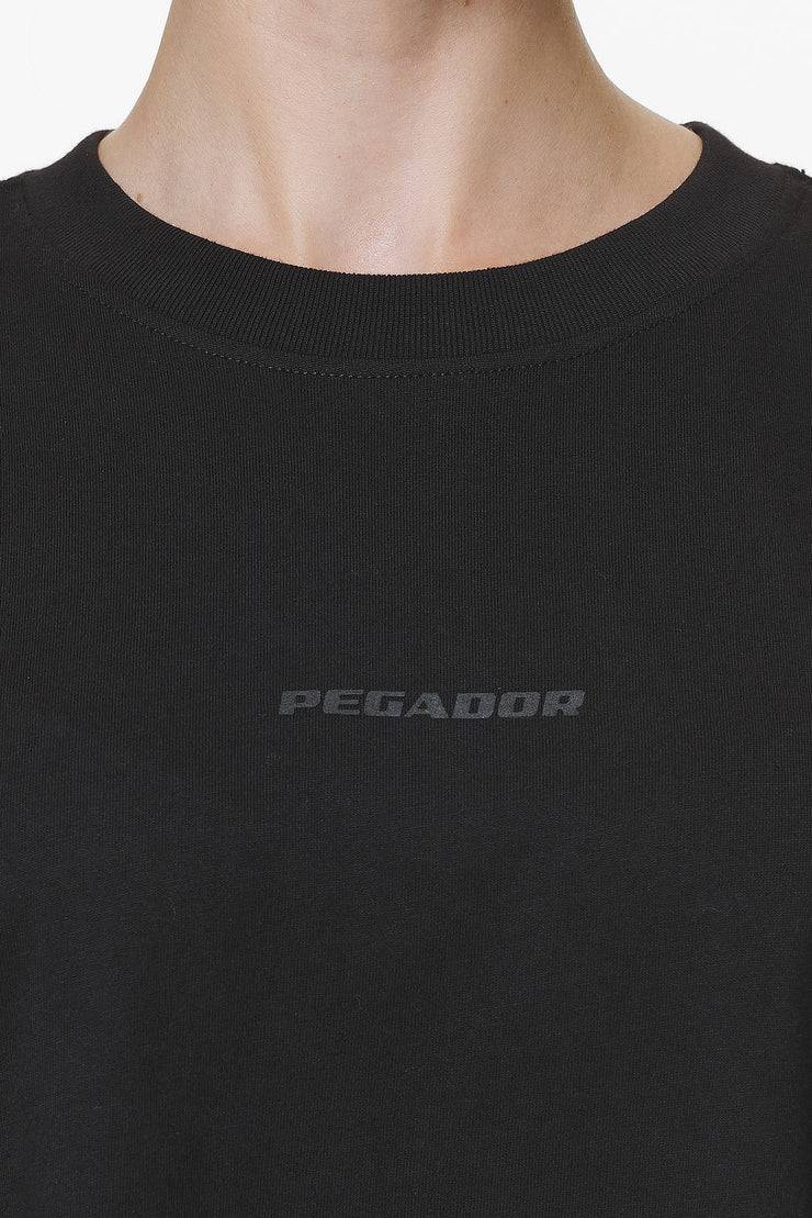 Pegador Beverly Logo Oversized Tee Black Gum Online
