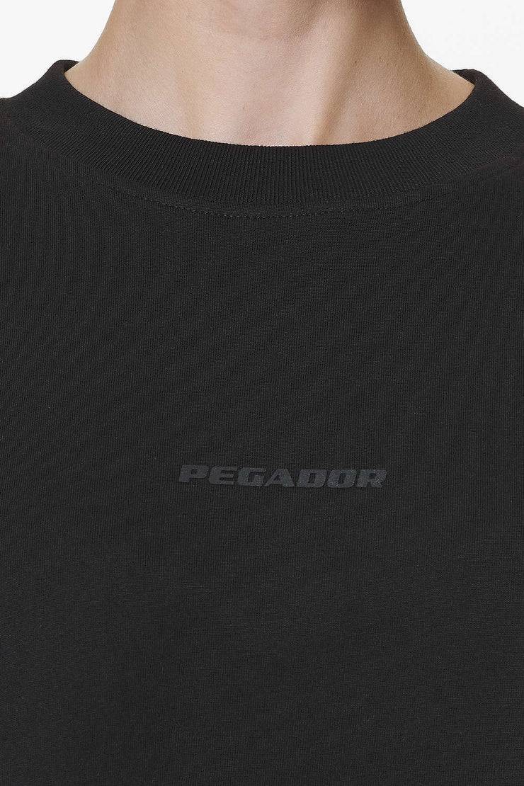 Pegador Bel Air Heavy Oversized Tee Black Gum Outlet