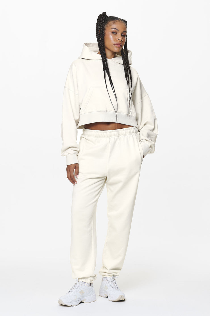 Pegador Villa High Waisted Sweat Pants Washed Salty Cream Gum Günstiger Verkauf