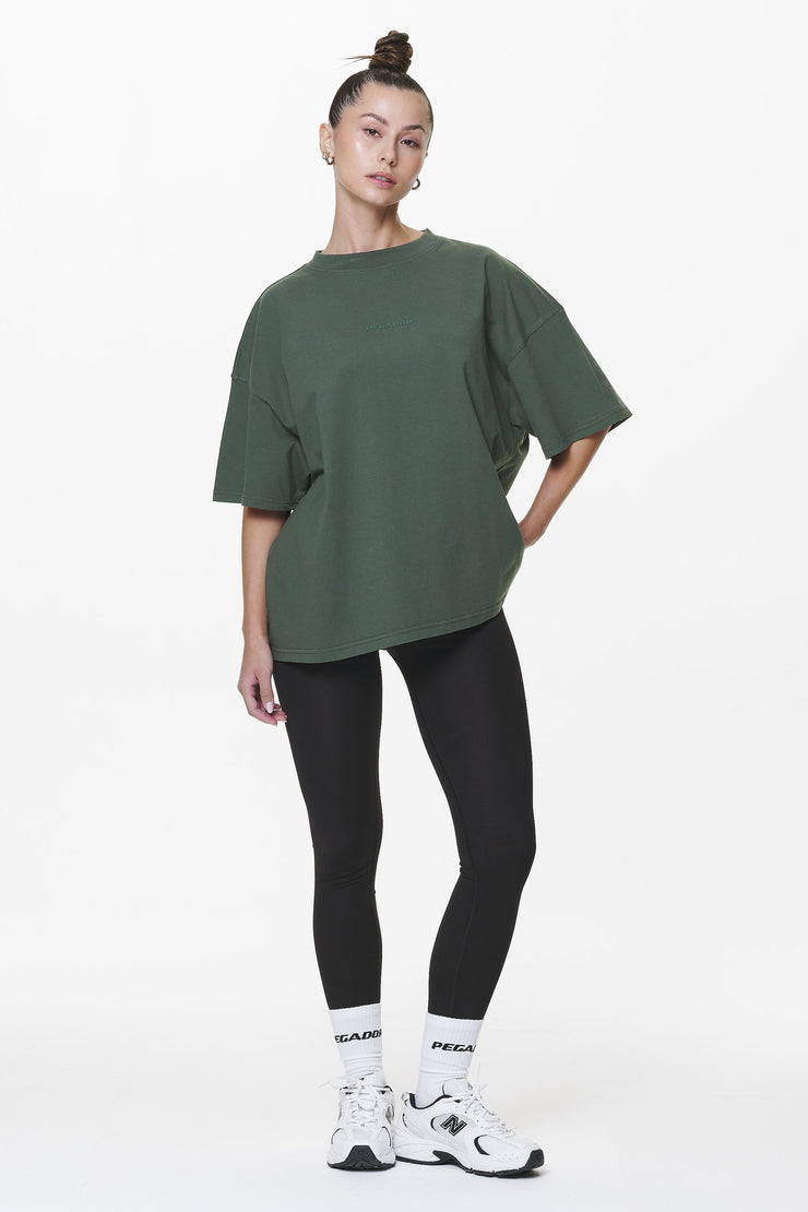 Pegador Bel Air Heavy Oversized Tee Washed Sage Green Gum Meist gekauft