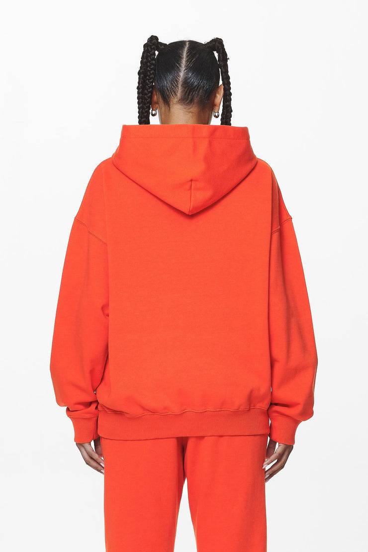 Pegador Clarita Logo Oversized Hoodie Washed Signal Red Gum Limitierter Zeitrabatt