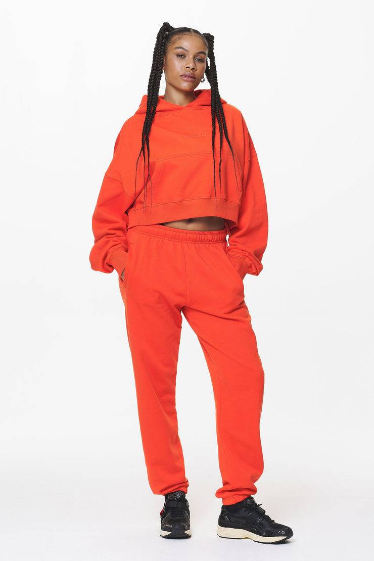 Pegador Villa High Waisted Sweat Pants Washed Signal Red Gum Fabrikpreis
