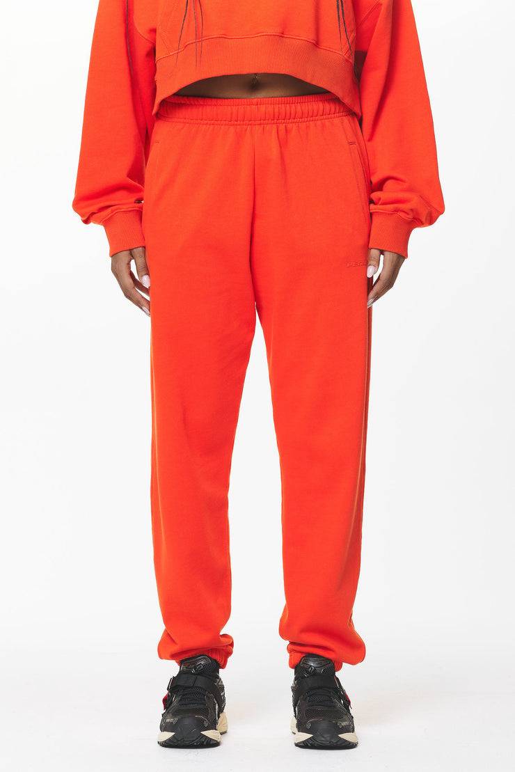 Pegador Villa High Waisted Sweat Pants Washed Signal Red Gum Fabrikpreis