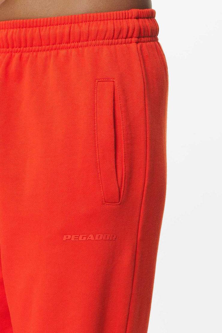 Pegador Villa High Waisted Sweat Pants Washed Signal Red Gum Fabrikpreis