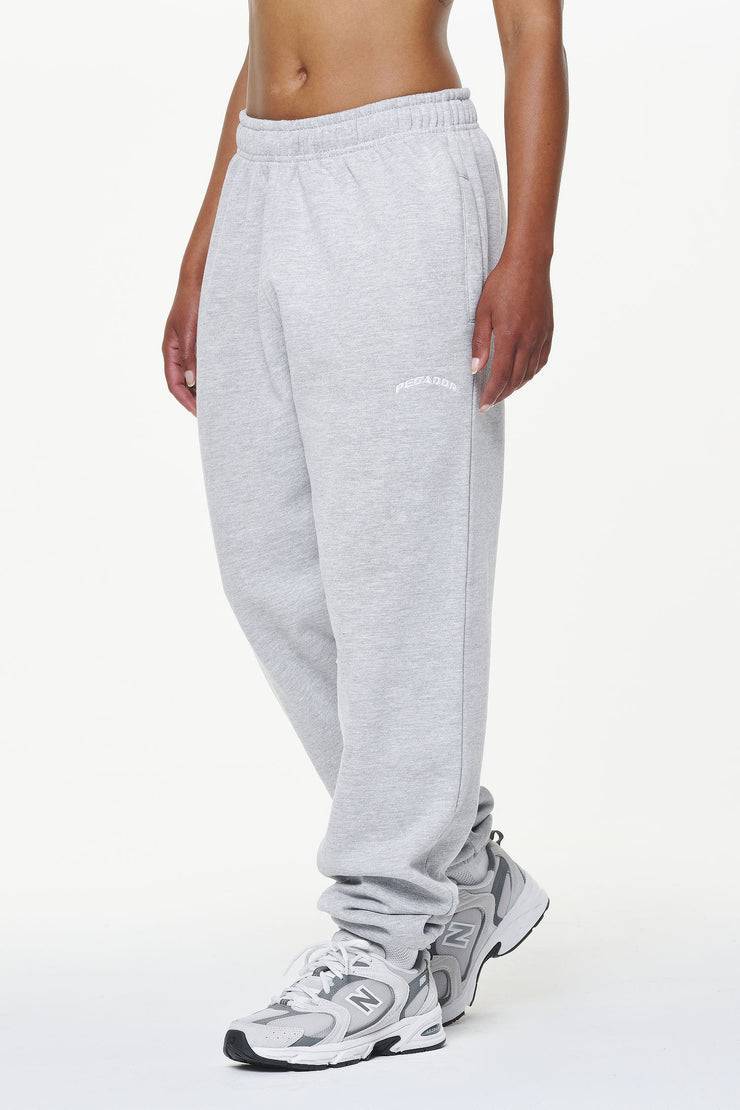 Pegador Durward High Waisted Sweat Pants Grey Melange Großer Ausverkauf