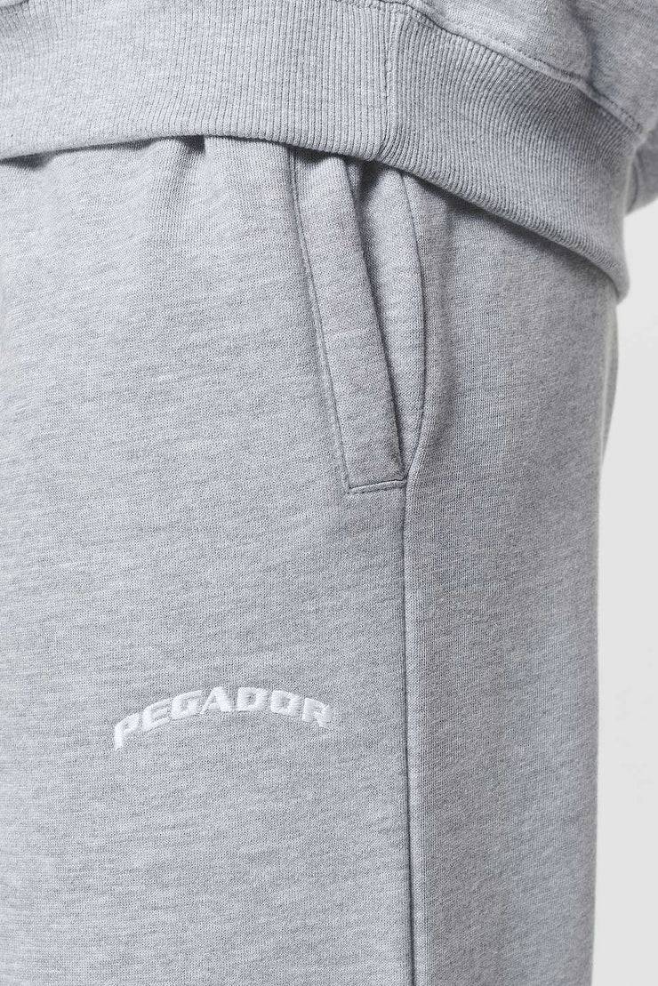 Pegador Durward High Waisted Sweat Pants Grey Melange Großer Ausverkauf