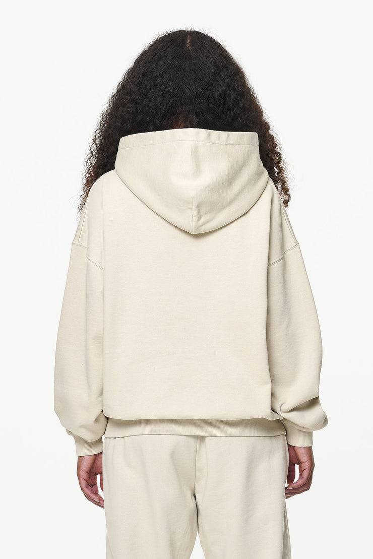 Pegador Camberwell Logo Oversized Hoodie Vintage Washed Bone White Flash Sale