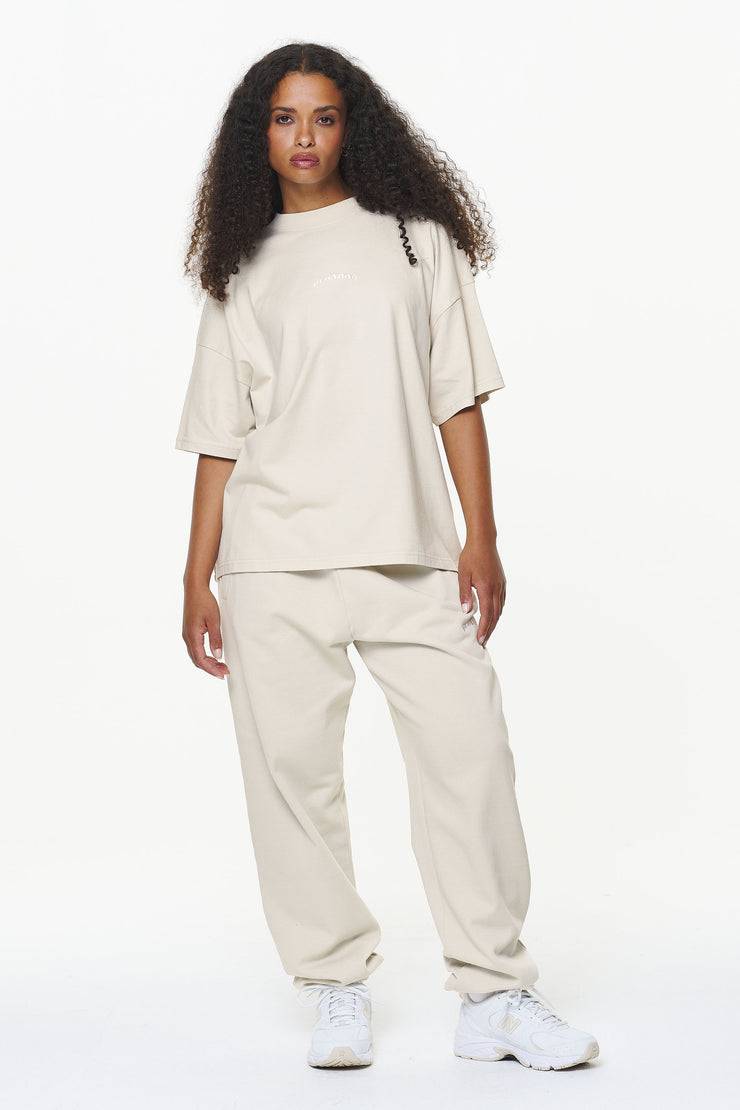 Pegador Thames Heavy Oversized Tee Vintage Washed Bone White Begrenztes Angebot