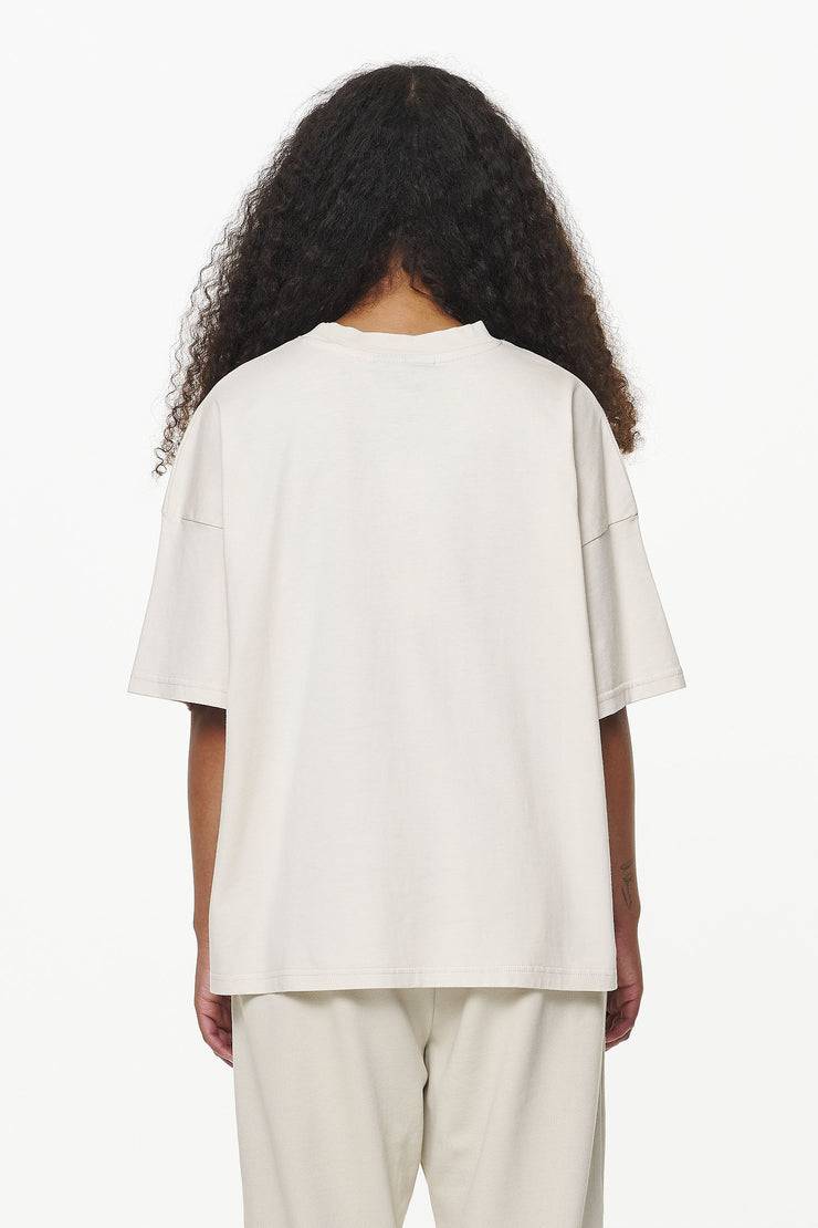 Pegador Thames Heavy Oversized Tee Vintage Washed Bone White Begrenztes Angebot