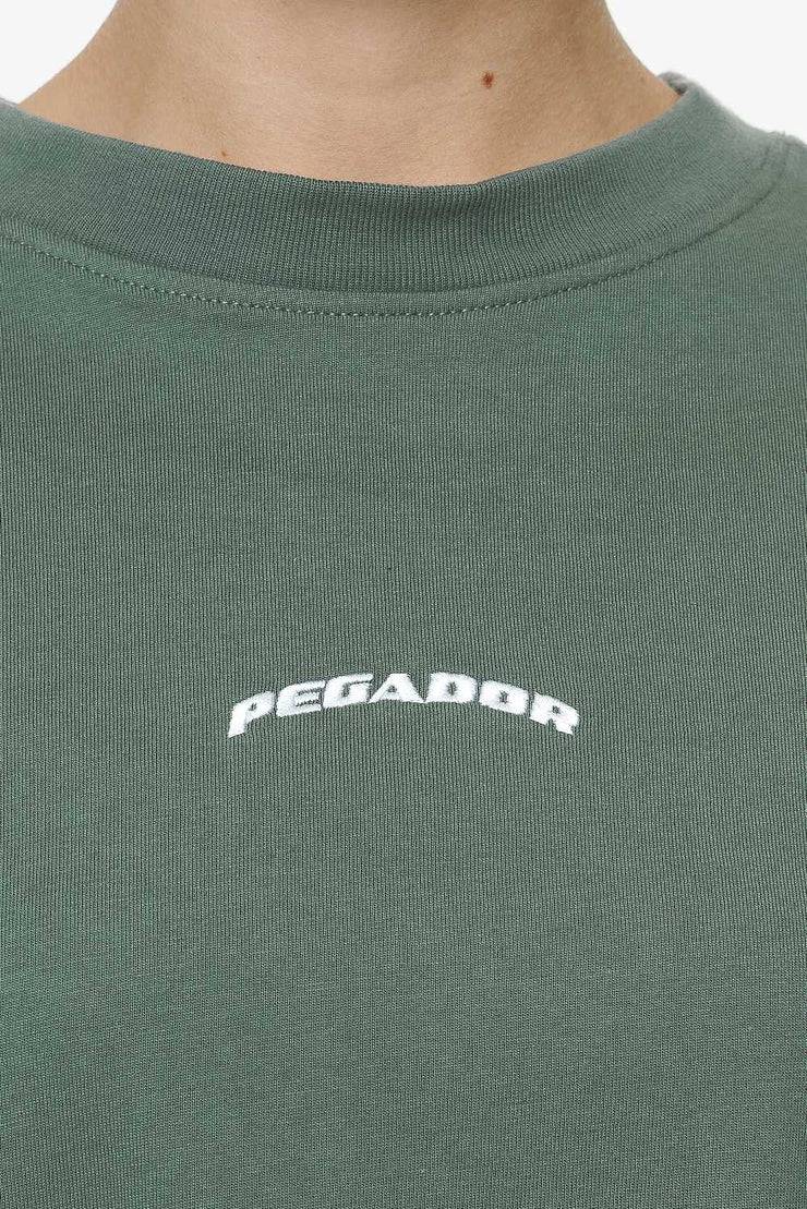 Pegador Thames Heavy Oversized Tee Vintage Washed Garden Green Exklusivangebot