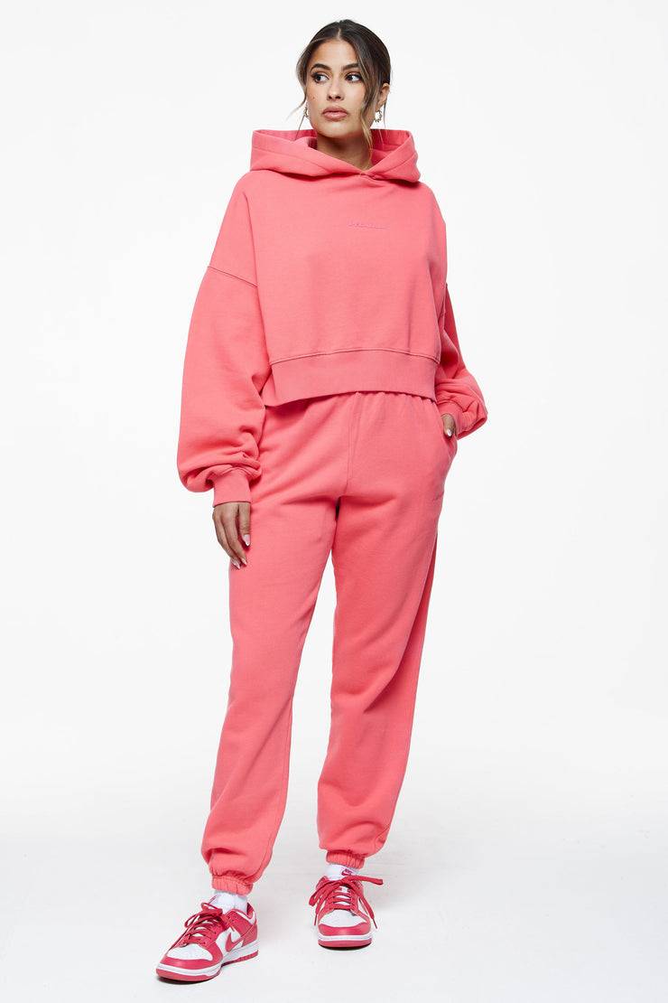 Pegador Villa High Waisted Sweat Pants Vintage Washed Strawberry Gum Black Friday