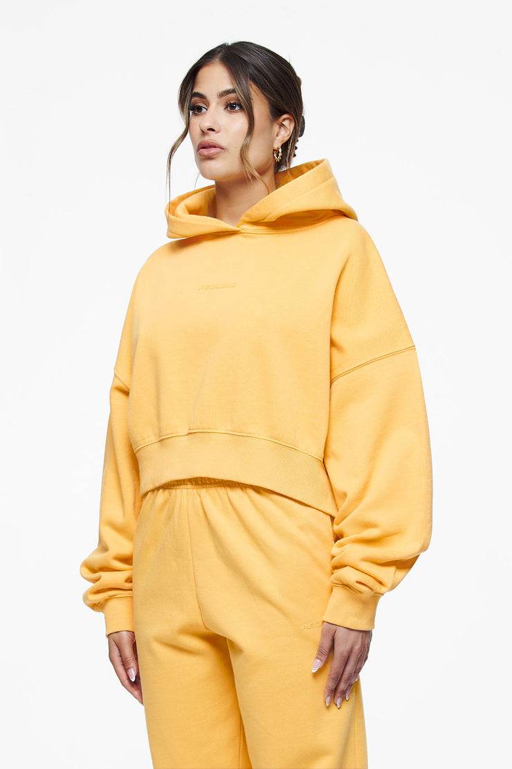 Pegador Salita Oversized Cropped Hoodie Vintage Washed Golden Sun Gum Osterangebot