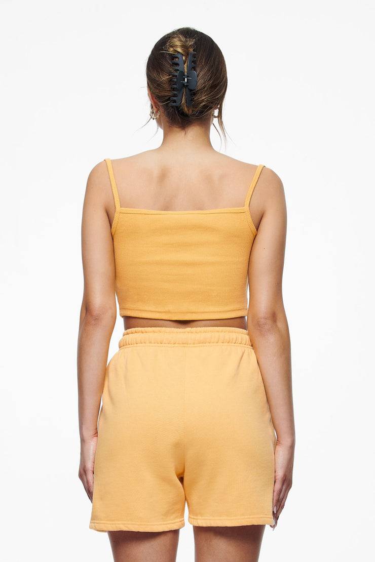 Pegador Ruby Rib Crop Top Vintage Washed Golden Sun Valentinstagsangebot