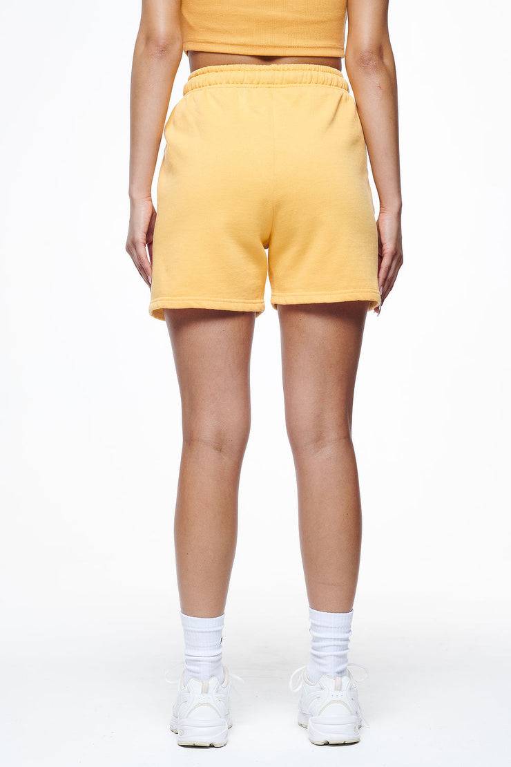 Pegador Umbria High Waisted Shorts Vintage Washed Golden Sun Gum Lagerräumung