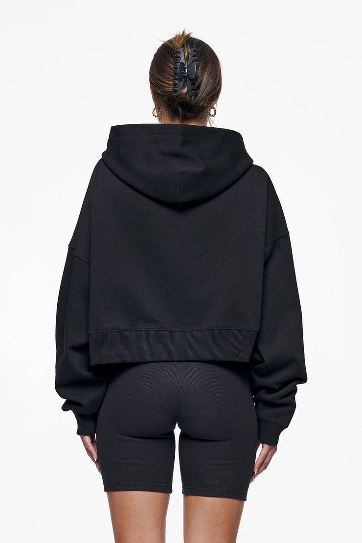 Pegador Salita Oversized Cropped Hoodie Black Gum Heißer Verkauf