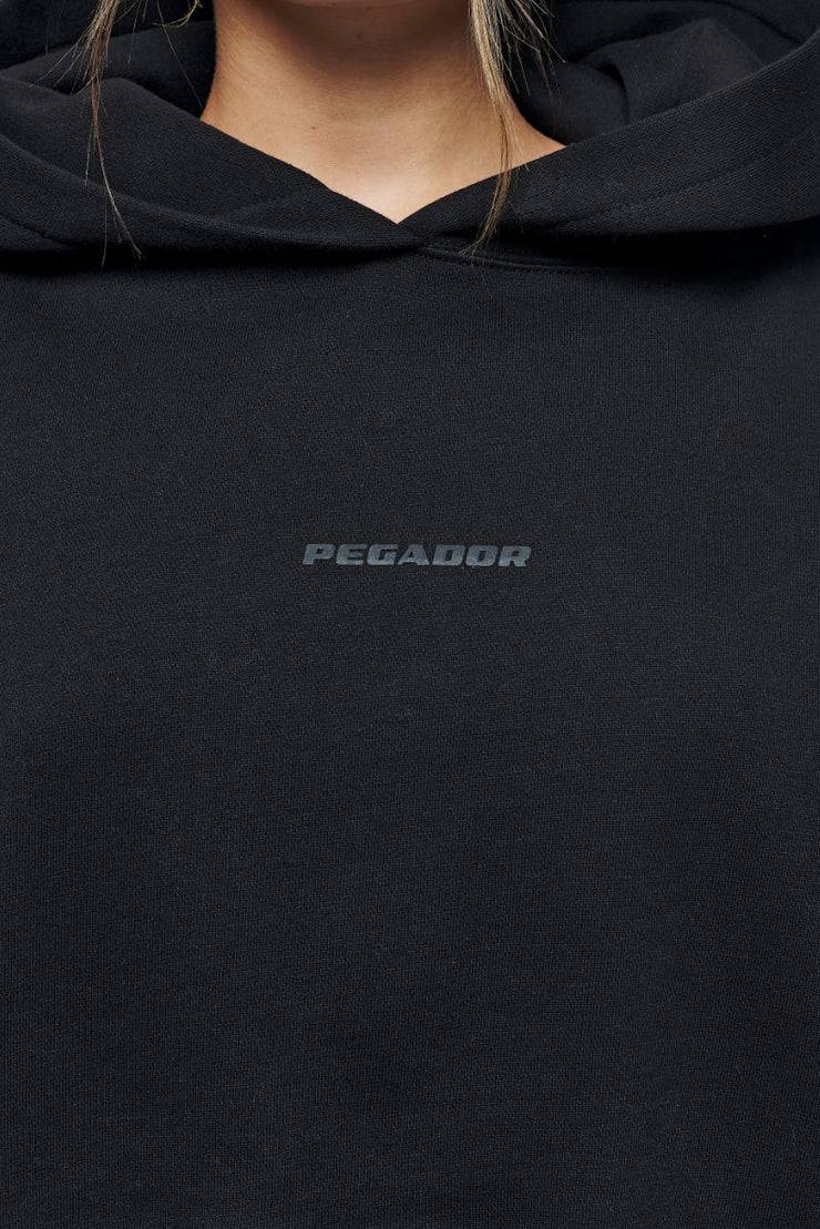 Pegador Salita Oversized Cropped Hoodie Black Gum Heißer Verkauf