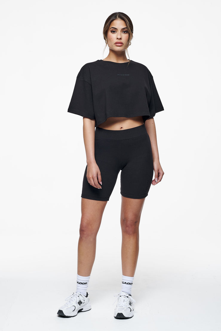 Pegador Layla Oversized Cropped Tee Black Gum Top Angebot