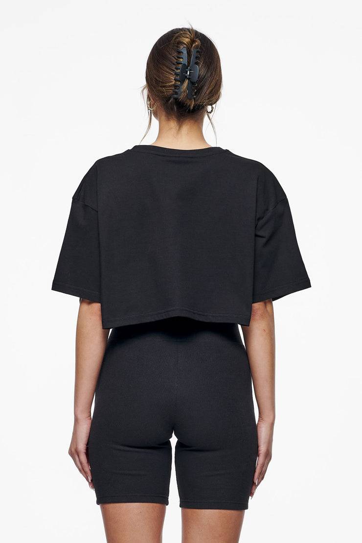 Pegador Layla Oversized Cropped Tee Black Gum Top Angebot