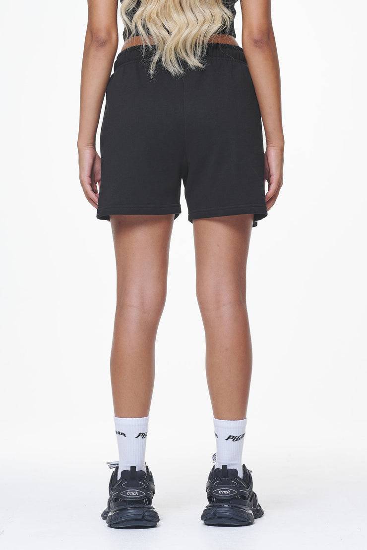 Pegador Umbria High Waisted Shorts Black Gum Online Outlet