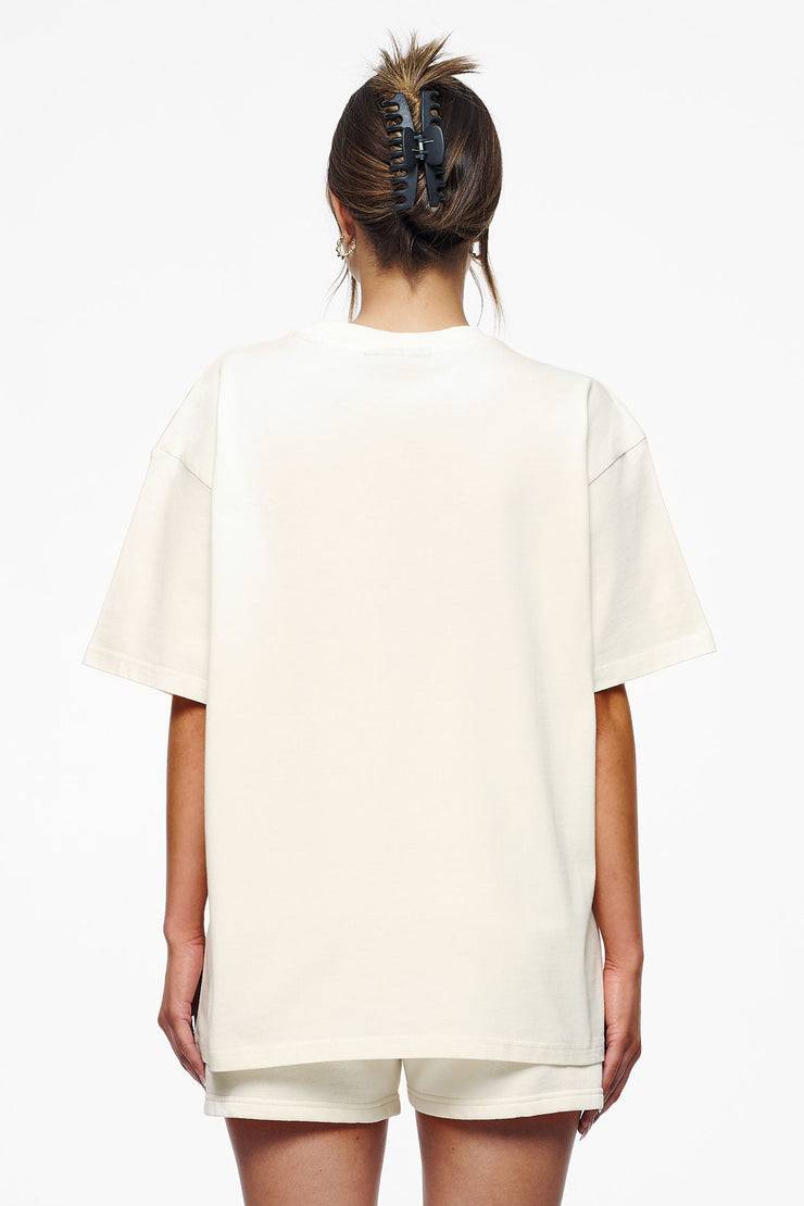 Pegador Bel Air Heavy Oversized Tee Vintage Washed Unbleached Gum Große Rabatte