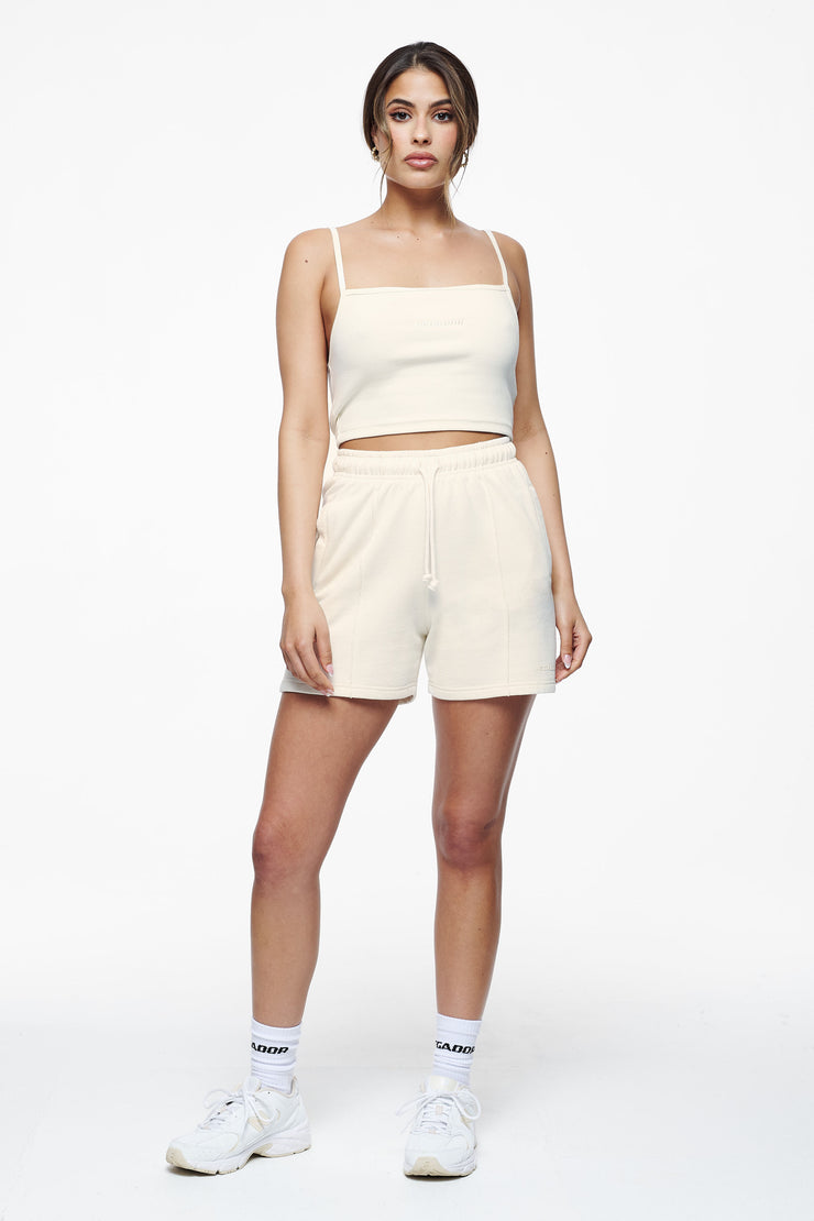 Pegador Ruby Rib Crop Top Vintage Washed Unbleached Bestseller