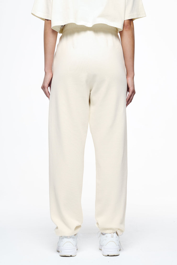 Pegador Villa High Waisted Sweat Pants Vintage Washed Unbleached Gum Räumungsverkauf