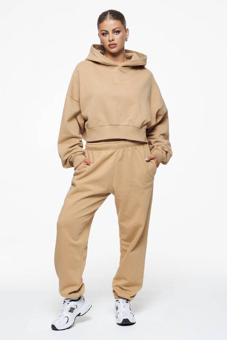 Pegador Villa High Waisted Sweat Pants Vintage Washed Espresso Gum Sonderangebote
