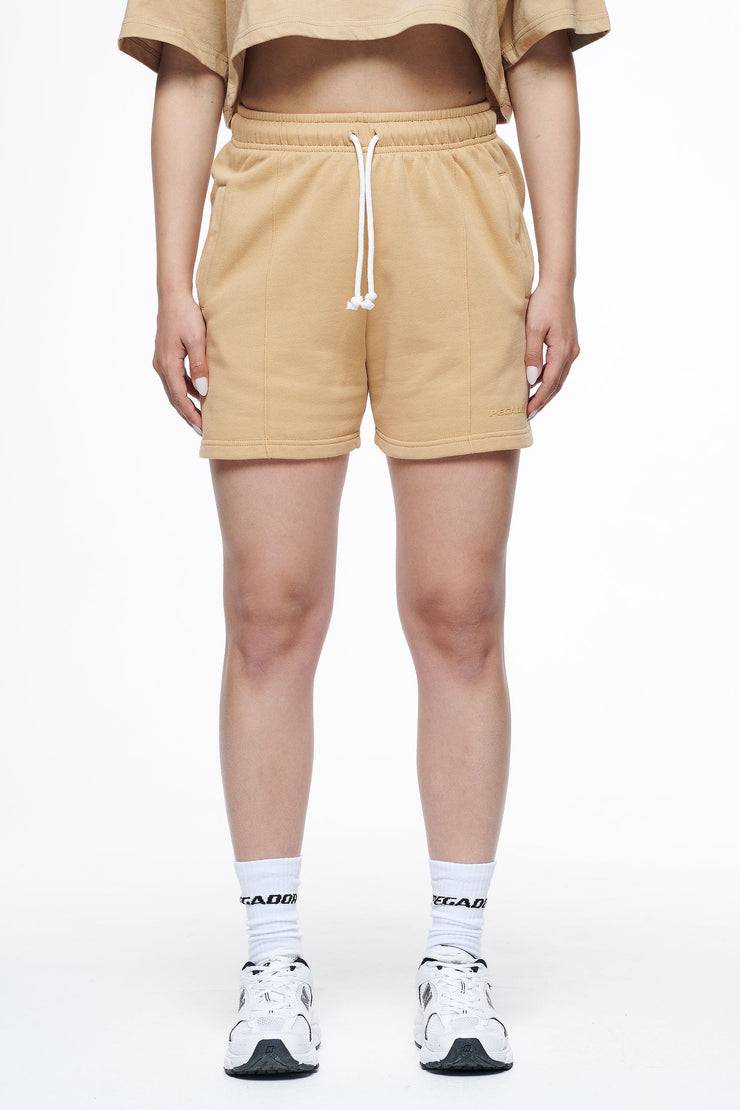 Pegador Umbria High Waisted Shorts Vintage Washed Espresso Gum Riesige Ersparnisse