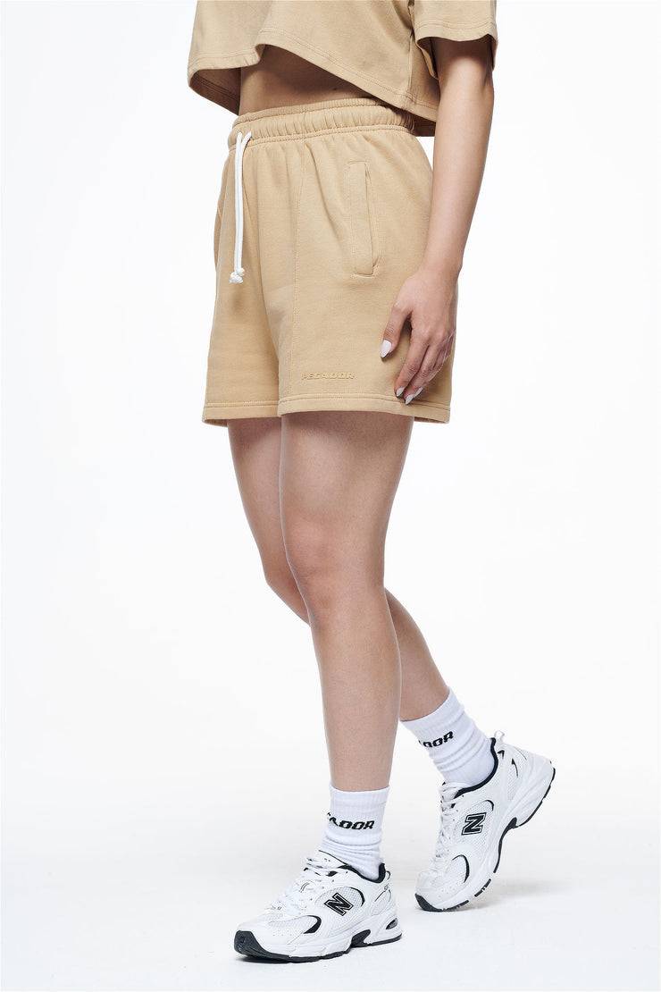 Pegador Umbria High Waisted Shorts Vintage Washed Espresso Gum Riesige Ersparnisse