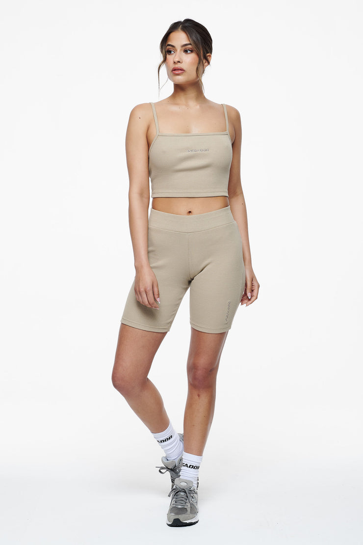 Pegador Ruby Rib Crop Top Vintage Washed Espresso VIP-Rabatte