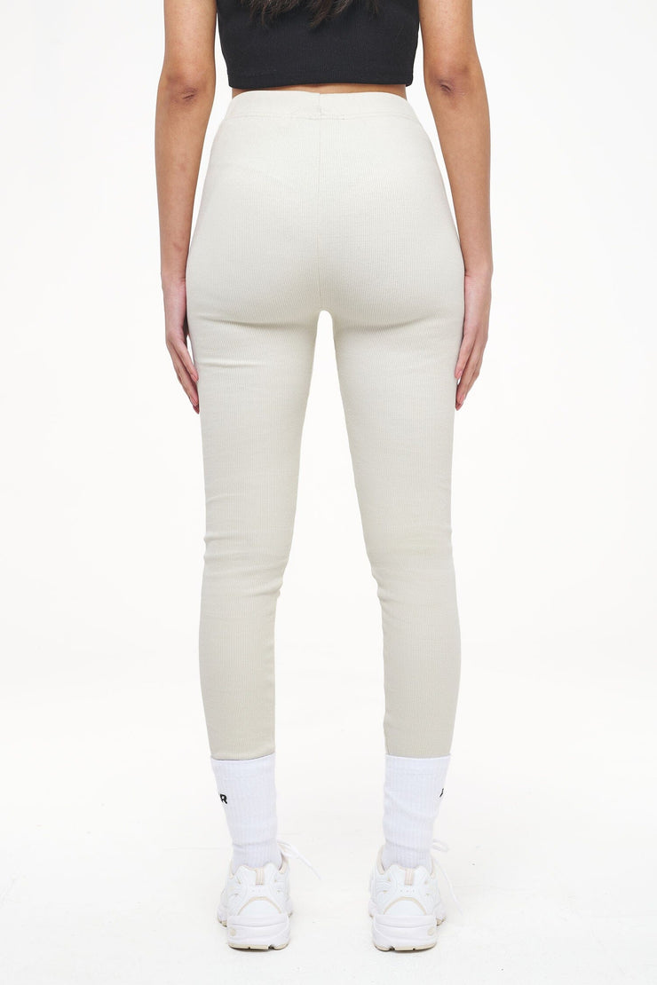 Pegador Jill Rib Leggings Vintage Washed Angels Cream Begrenzte Freigabe
