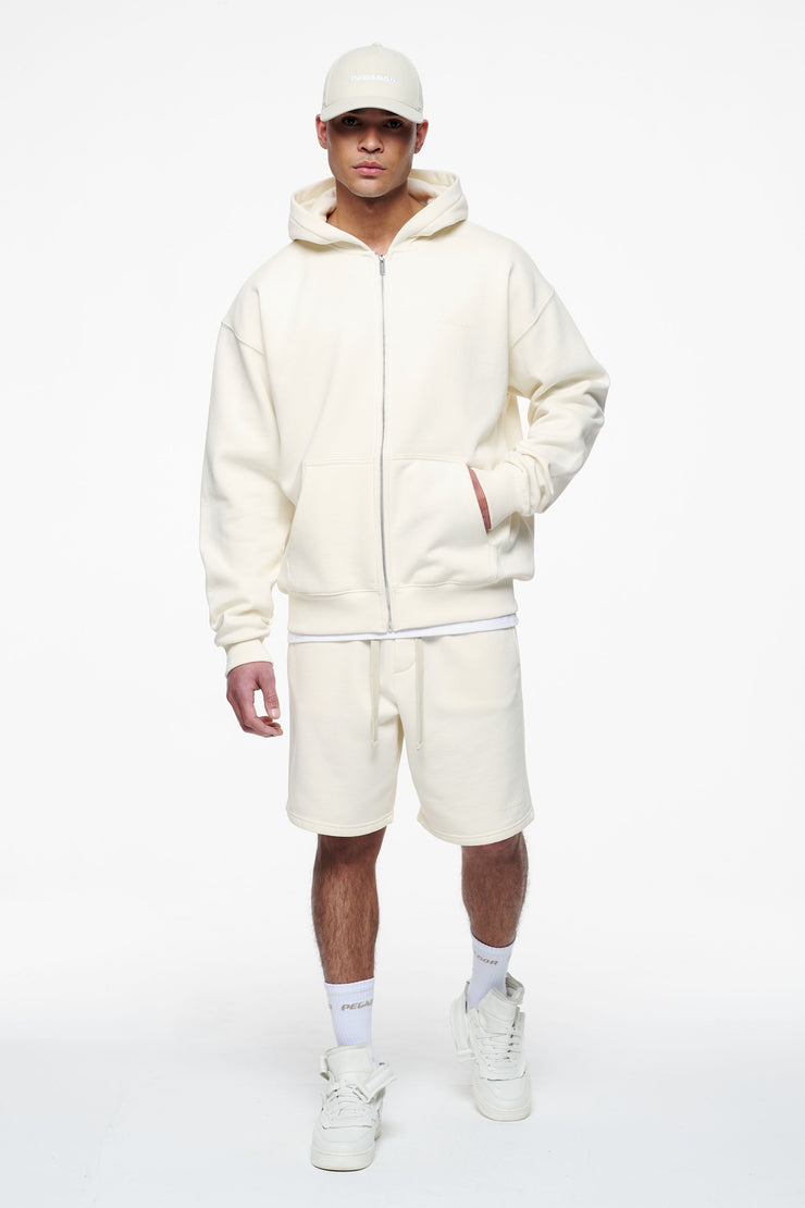 Pegador Logo Heavy Sweat Shorts Vintage Washed Unbleached Gum Letzte 3 Tage