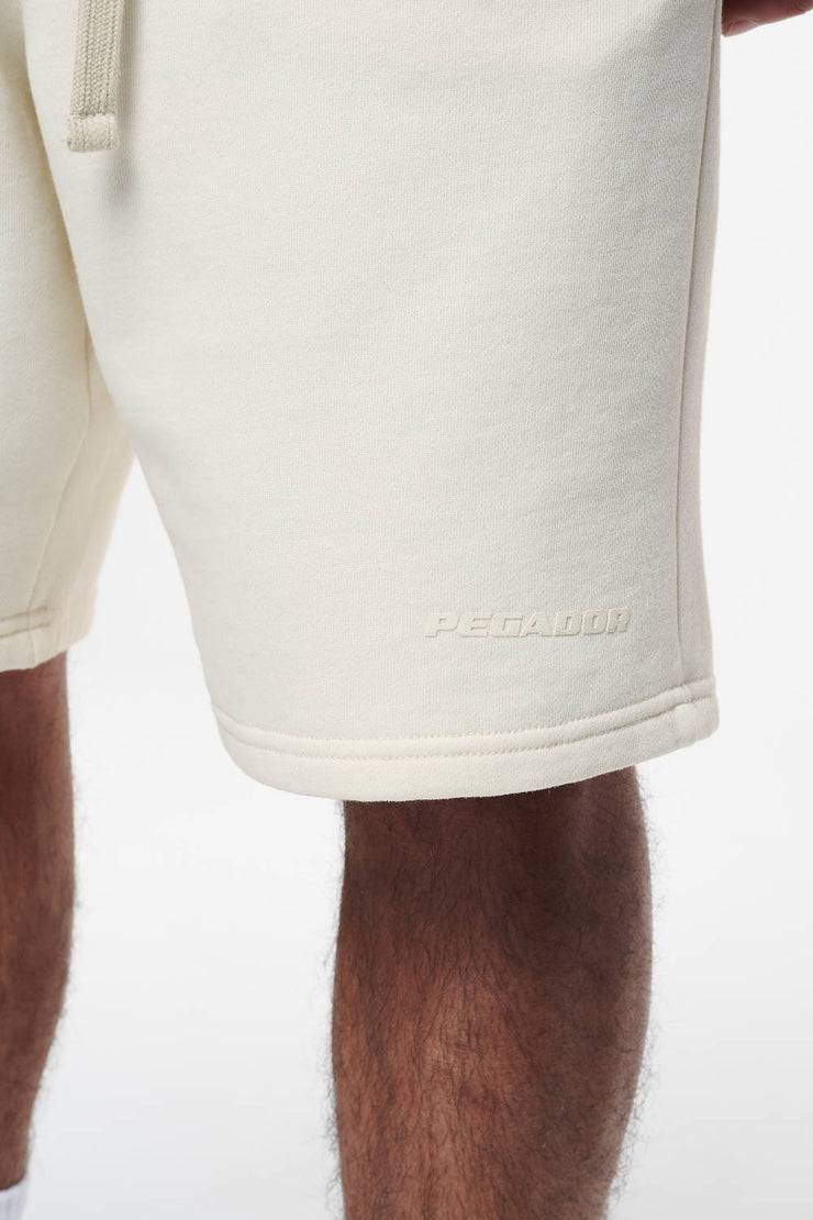 Pegador Logo Heavy Sweat Shorts Vintage Washed Unbleached Gum Letzte 3 Tage