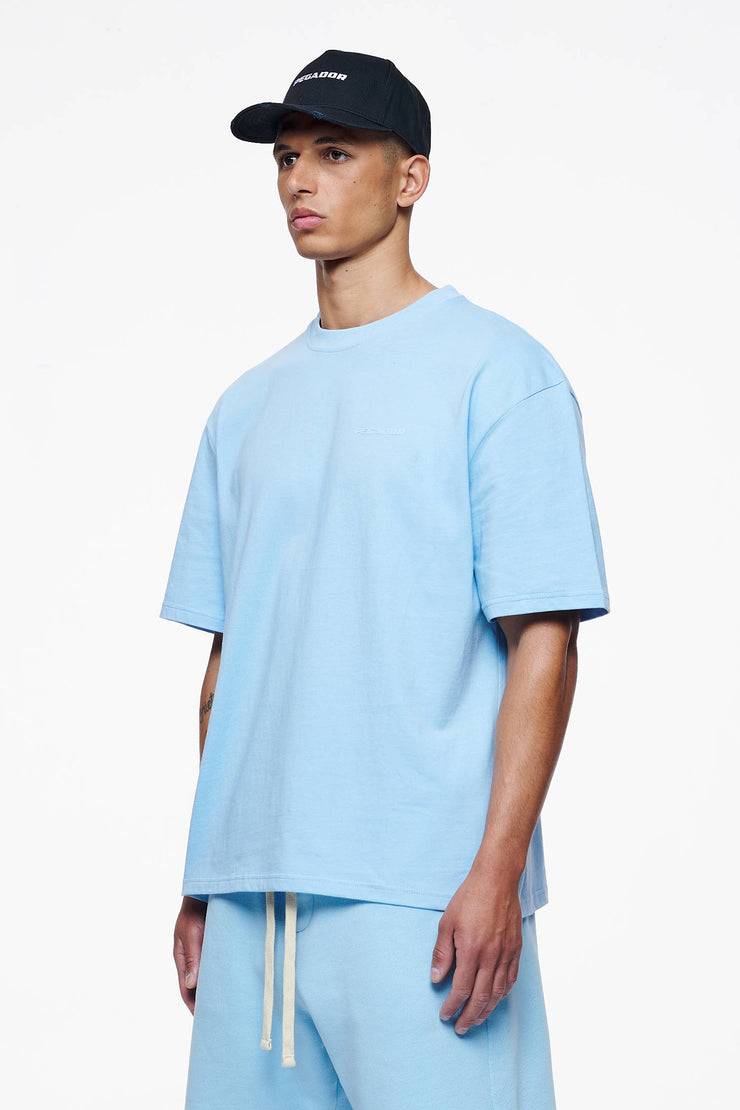Pegador Logo Oversized Tee Vintage Washed Riviera Blue Gum JETZT KAUFEN