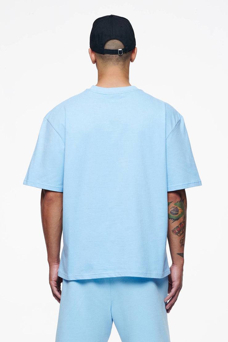 Pegador Logo Oversized Tee Vintage Washed Riviera Blue Gum JETZT KAUFEN
