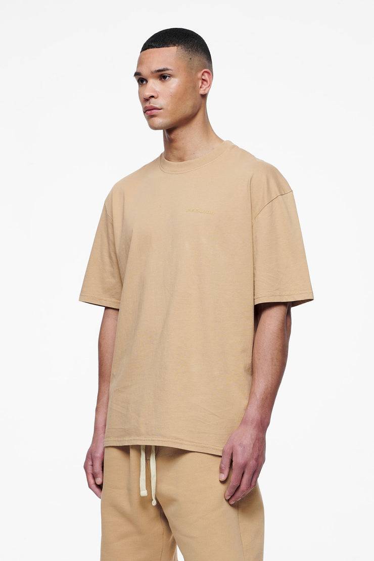 Pegador Logo Oversized Tee Vintage Washed Espresso Gum Letzte 2 Tage