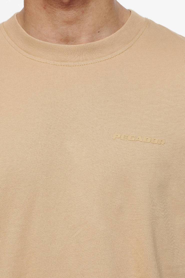 Pegador Logo Oversized Tee Vintage Washed Espresso Gum Letzte 2 Tage