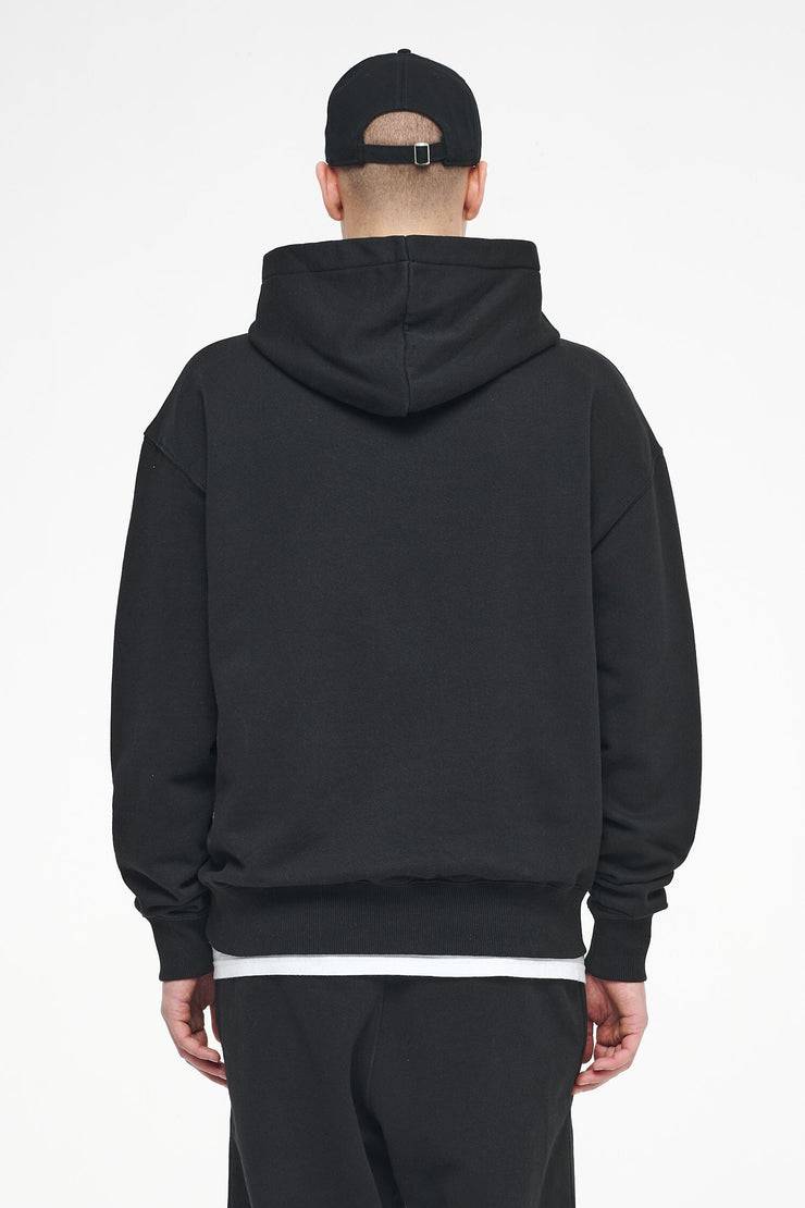 Pegador Logo Oversized Hoodie Vintage Washed Black Ink Gum Bis zu 60% Rabatt