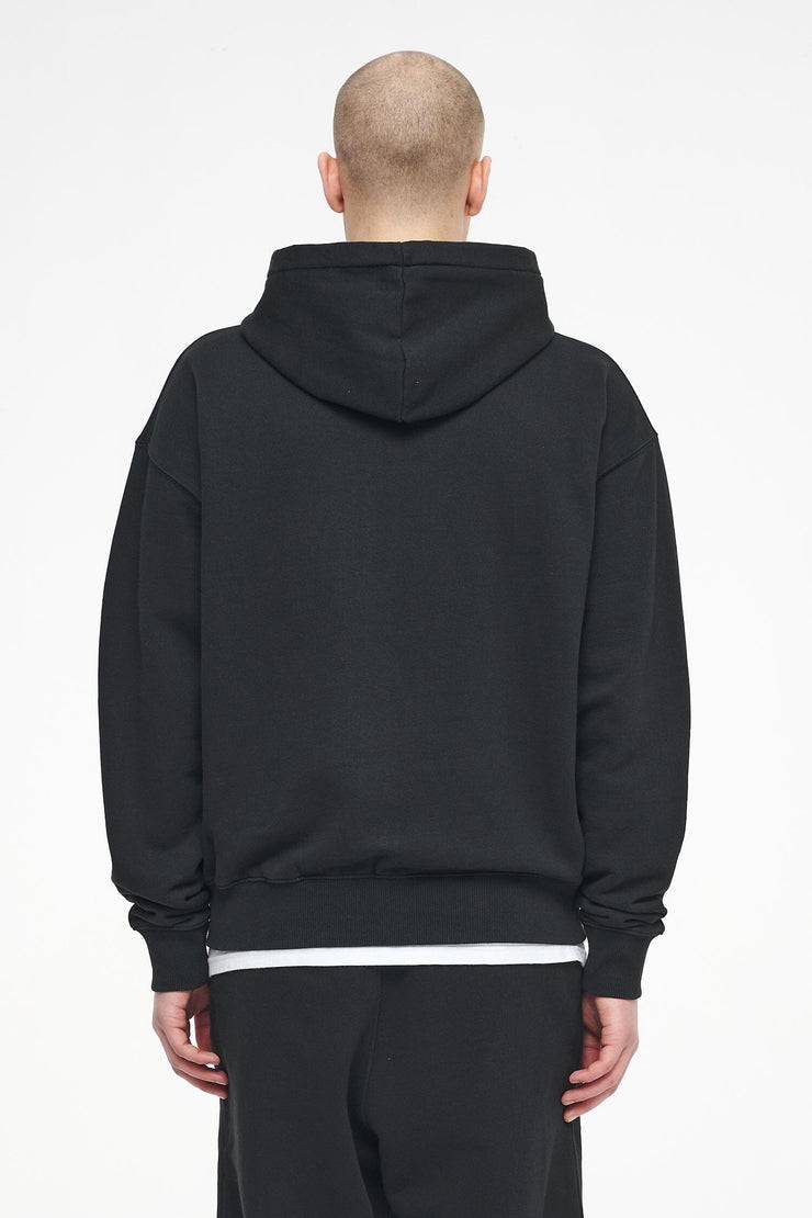 Pegador Logo Oversized Sweat Jacket Vintage Washed Black Ink Gum Bis zu 65% Rabatt