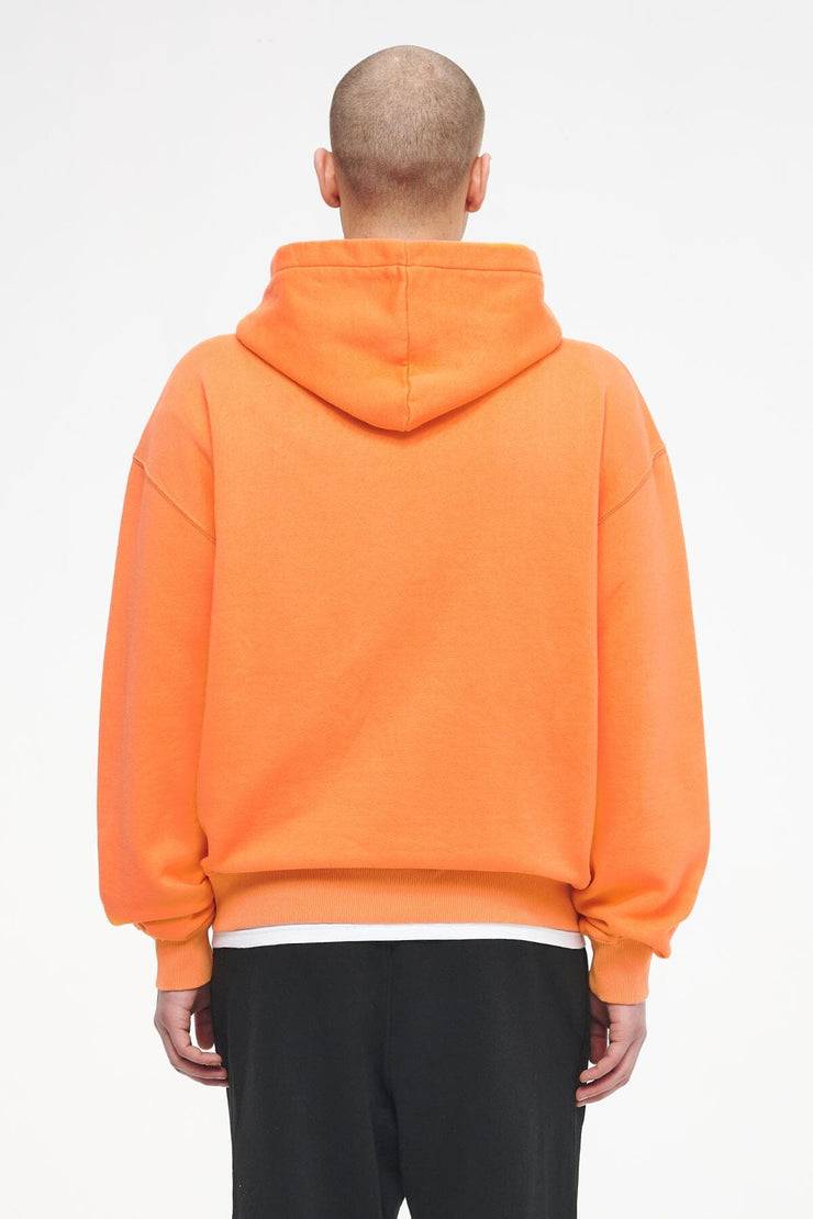 Pegador Logo Oversized Hoodie Vintage Washed Sunrise Orange Gum Vierteljährliche Förderung