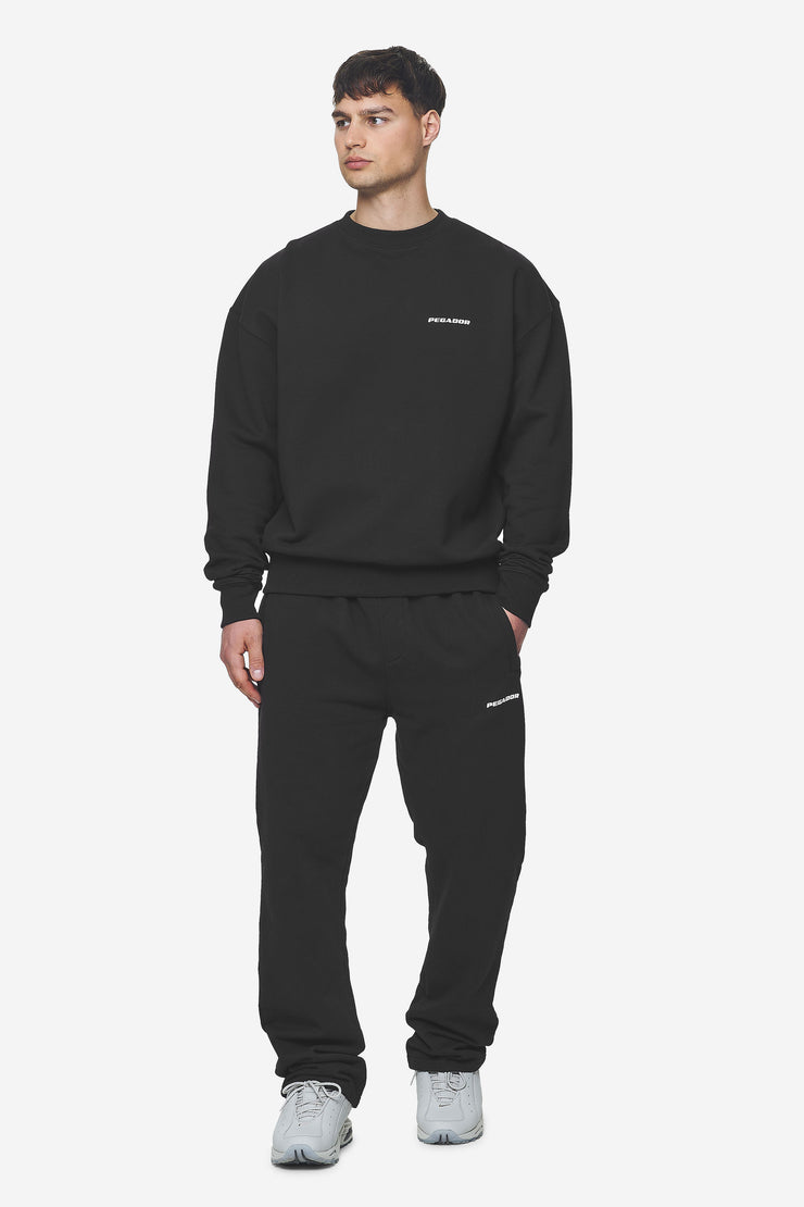 Pegador Logo Oversized Sweater Washed Black White Gum Begrenzt auf 3 Tage