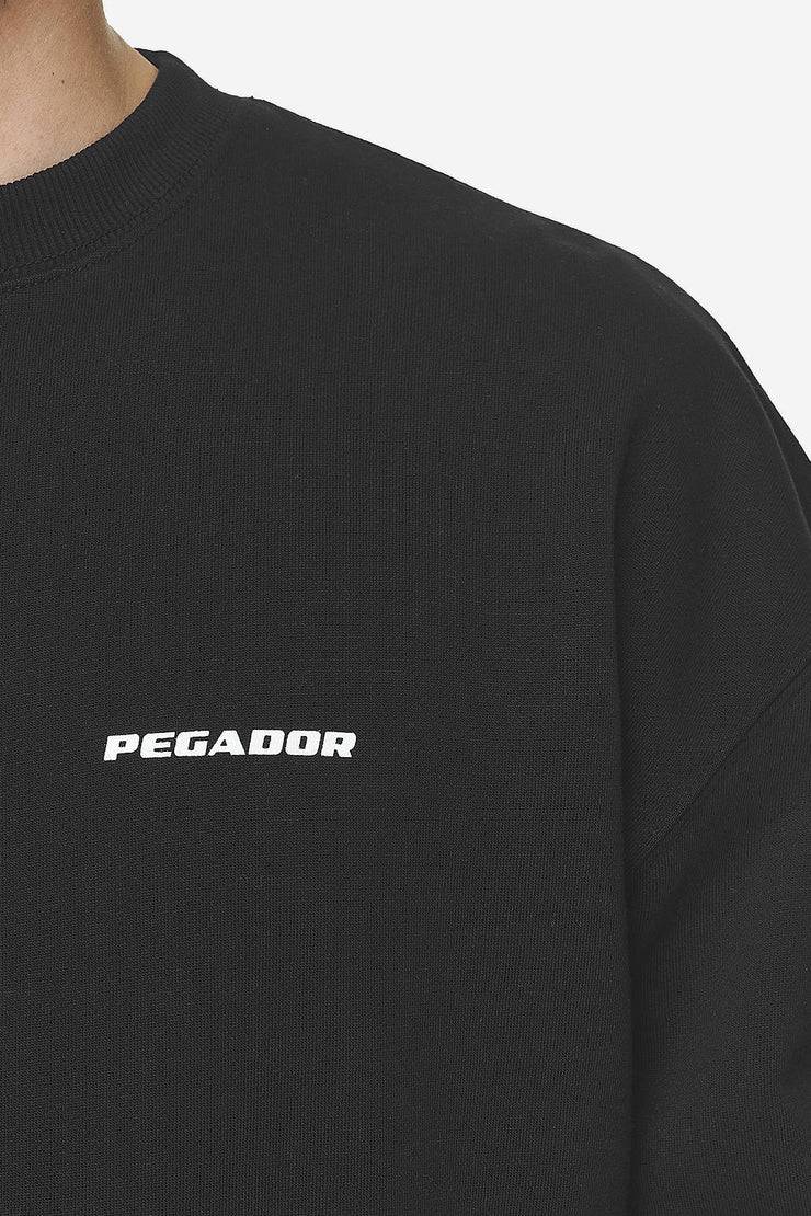 Pegador Logo Oversized Sweater Washed Black White Gum Begrenzt auf 3 Tage