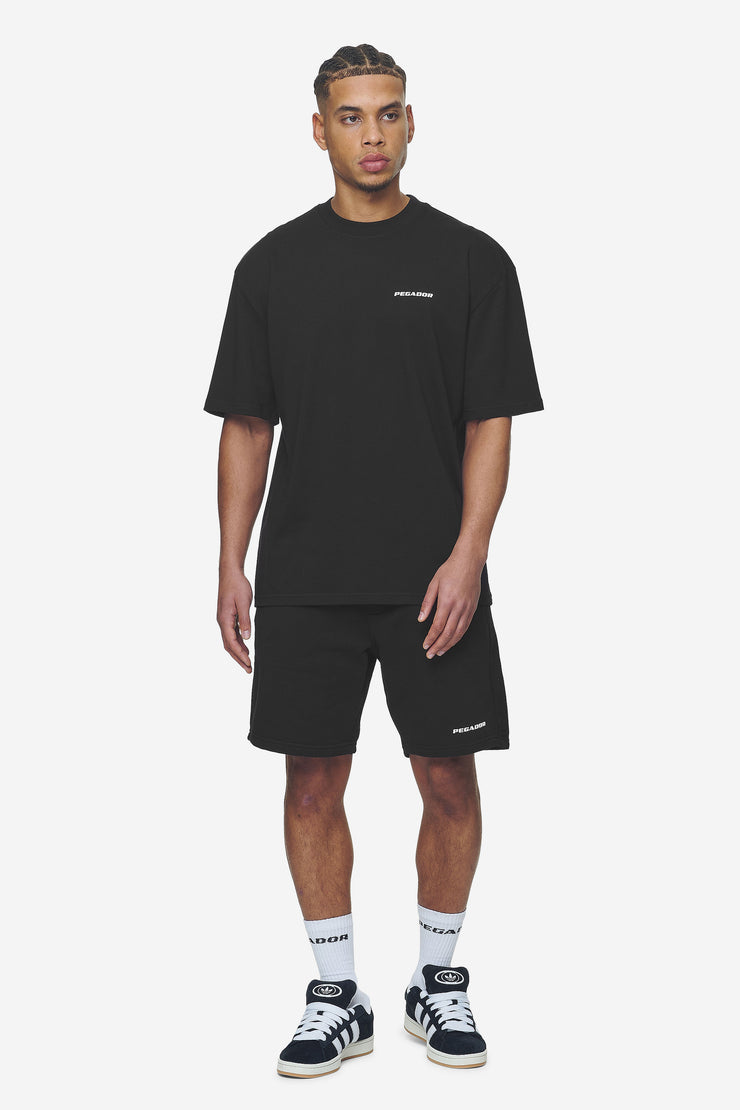 Pegador Logo Oversized Tee Washed Black White Gum Speichern exportieren