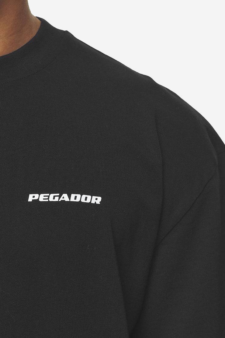 Pegador Logo Oversized Tee Washed Black White Gum Speichern exportieren