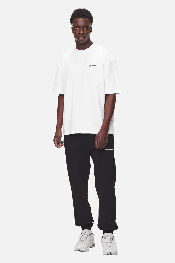 Pegador Logo Heavy Sweat Jogger Washed Black White Gum zollfrei