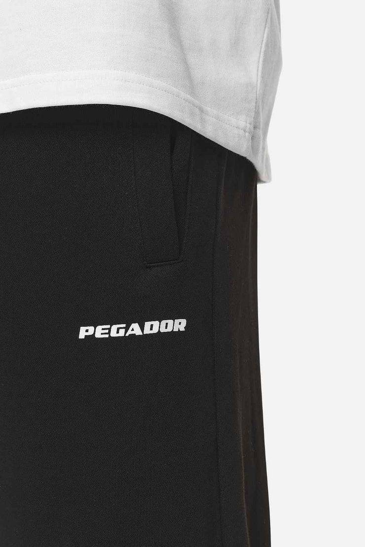 Pegador Logo Heavy Sweat Jogger Washed Black White Gum zollfrei
