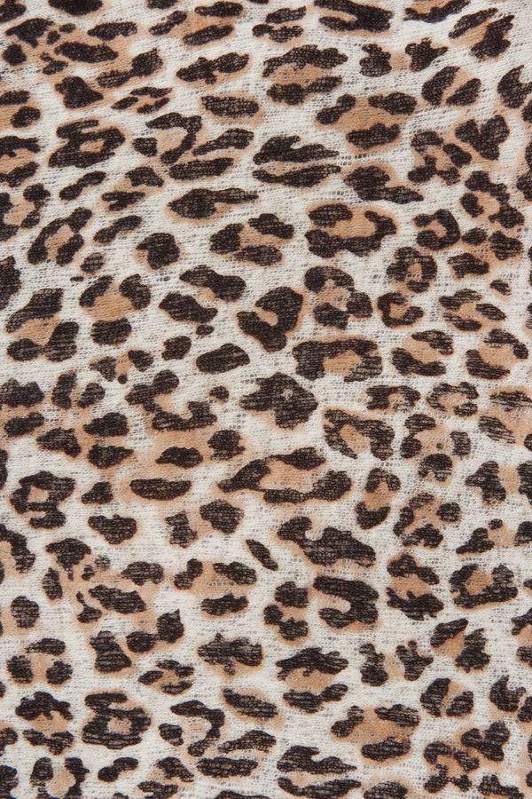 Pur Schoen Schal leo beige-schoko Online Shopping