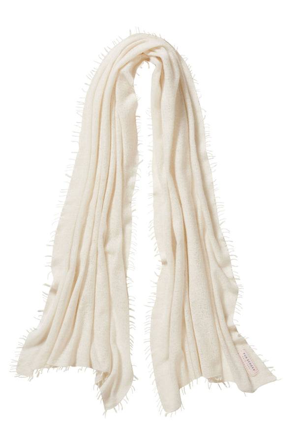 Pur Schoen Schal weiss Online Outlet