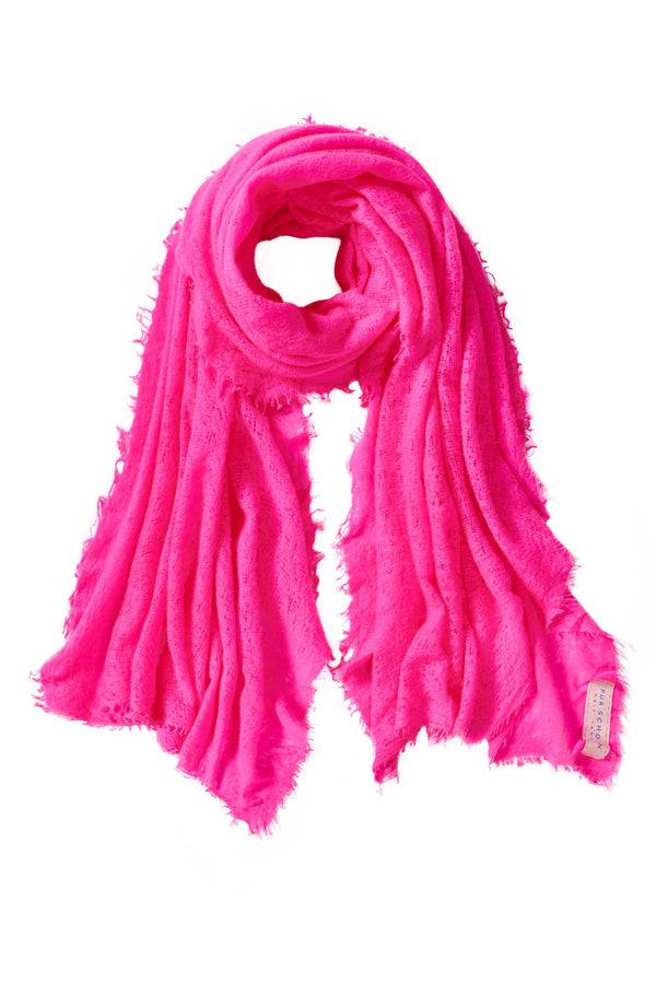 Pur Schoen Schal neon pink Sonderangebote