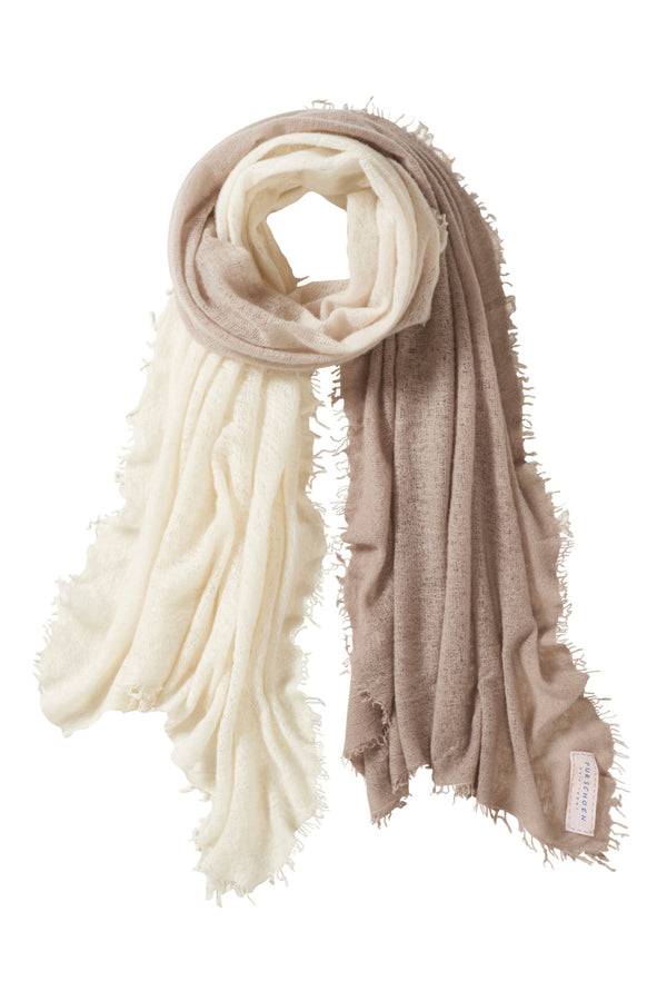 Pur Schoen Schal ombre nougat-natural Black Friday Preise